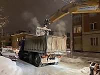 С начала февраля с архангельских улиц вывезено 19 тысяч тонн снега