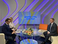 Анонс: Дмитрий Морев в телепрограмме «Доброе утро, Поморье»
