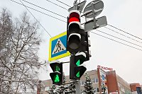 Еще на двух перекрестах Архангельска введена пешеходная фаза
