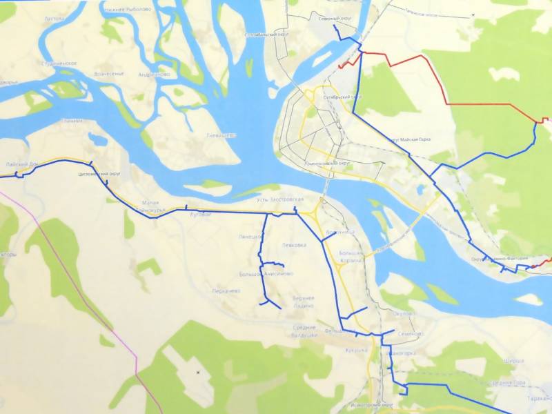 Газификация архангельской области карта